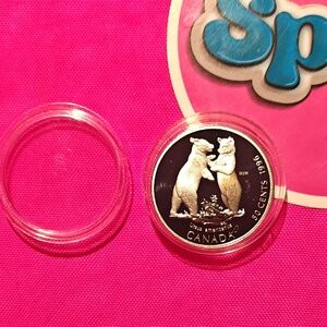 Silver Specimen Canadian 1996 50 Cent